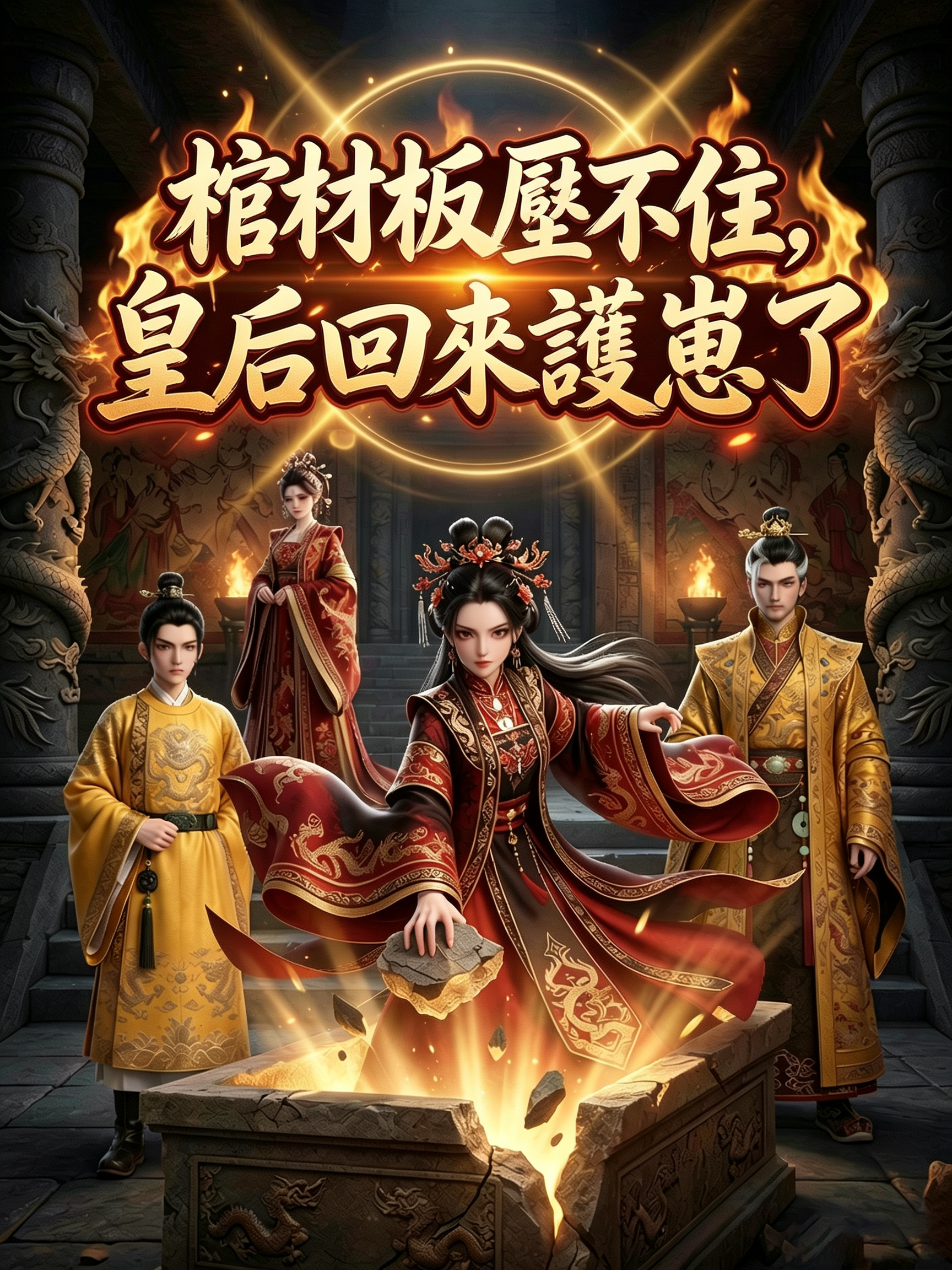 棺材板壓不住，皇后回來護崽了