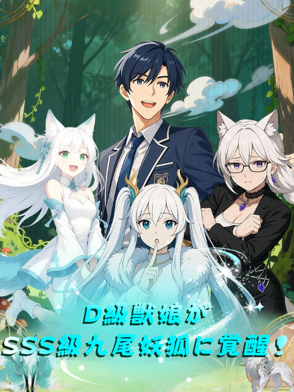 「D級獣娘がSSS級九尾妖狐に覚醒！」のカバー画像