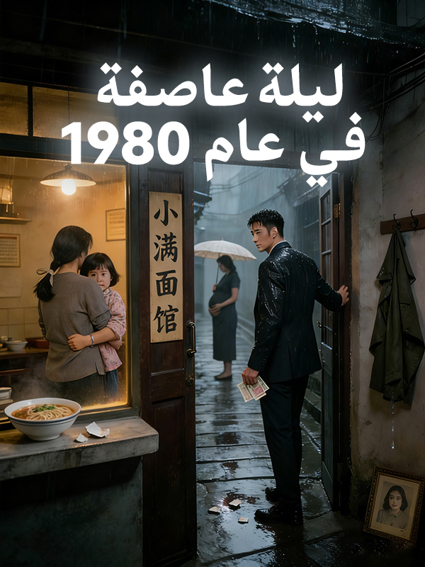 غلاف ليلة عاصفة في عام 1980