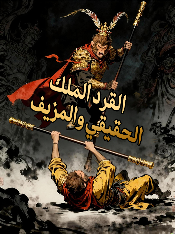 غلاف القرد الملك الحقيقي والمزيف