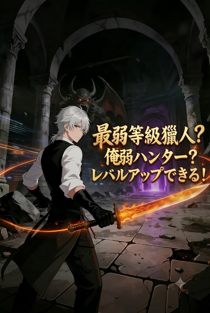 「最弱ハンター？俺は無限にレベルアップできる！」のカバー画像