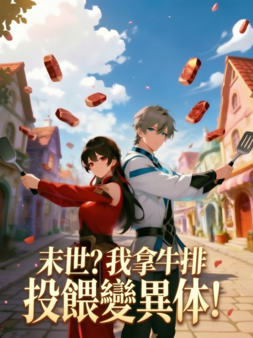 《末世？我拿牛排投餵變異體！》封面