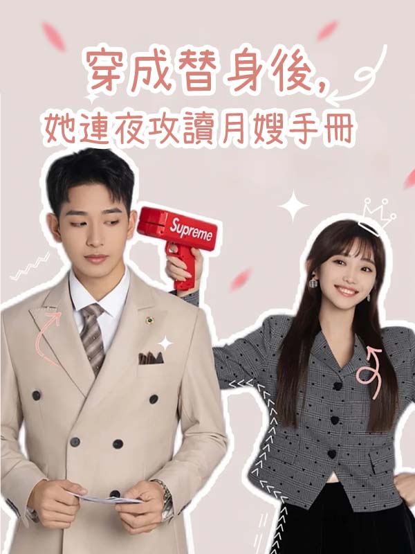《穿成替身後，她連夜攻讀月嫂手冊》封面