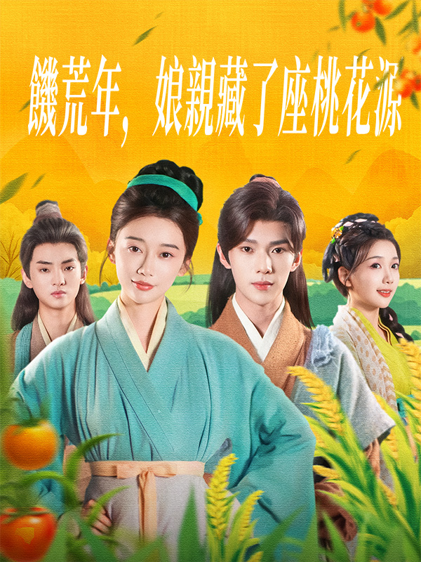 《饑荒年，娘親藏了座桃花源》封面