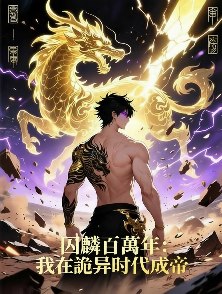《囚麟百萬年：我在詭異時代成帝》封面