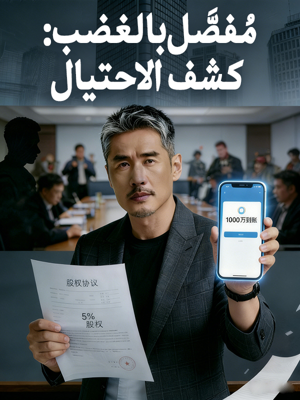 غلاف مُفصَّل بالغضب: كشف الاحتيال
