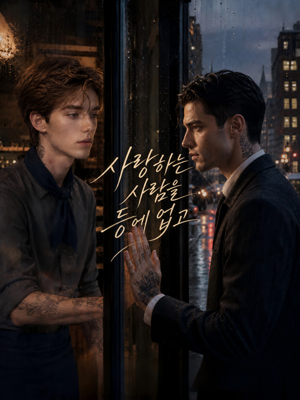 사랑하는 사람을 등에 업고