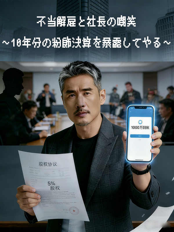 「不当解雇と社長の嘲笑～10年分の粉飾決算を暴露してやる～」のカバー画像