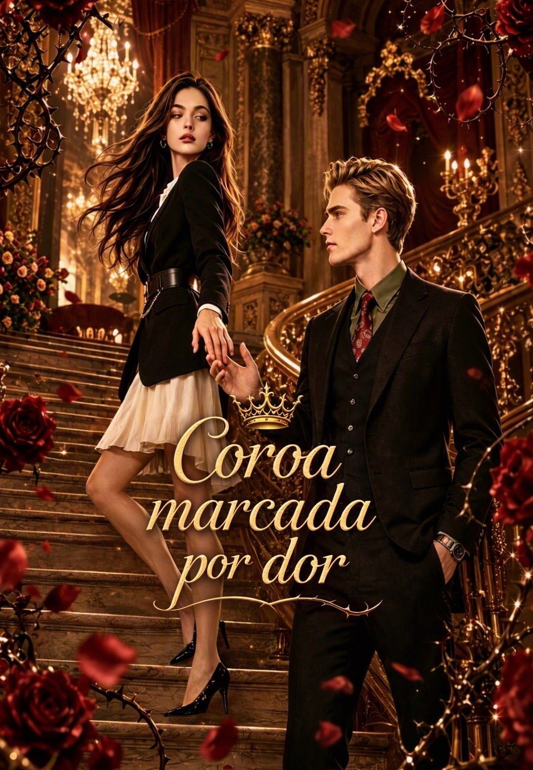 Coroa marcada por dor