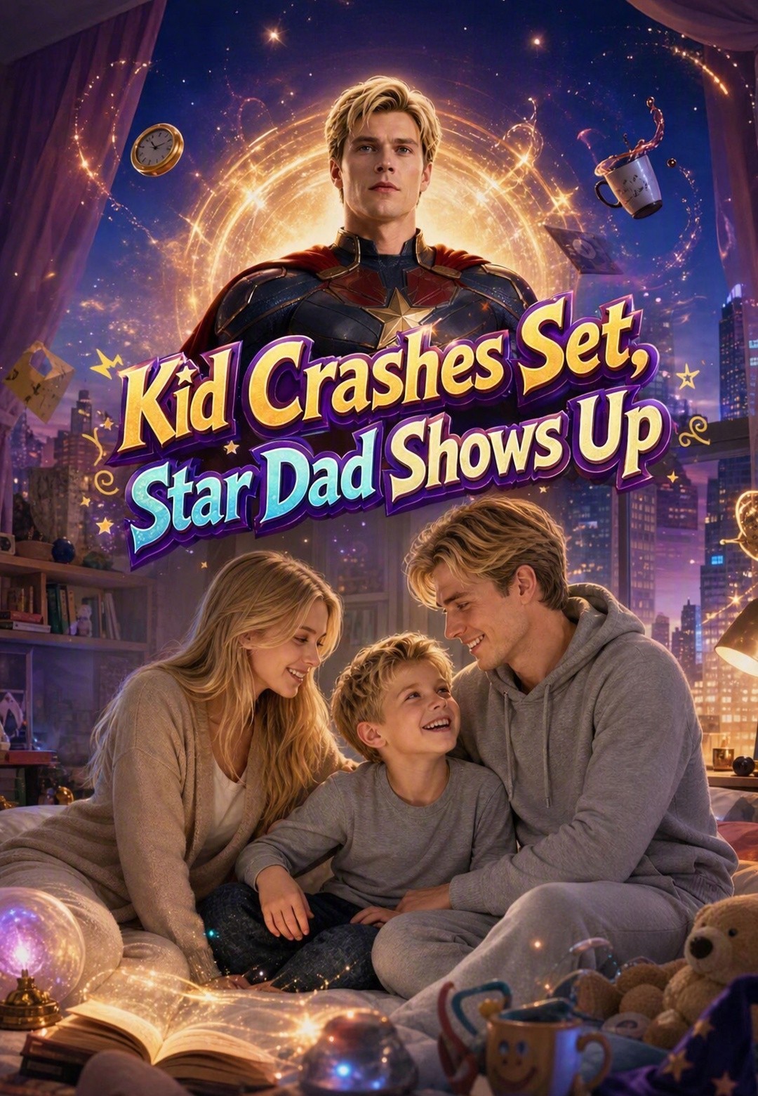 Kid Crashes Set, Star Dad Shows Up