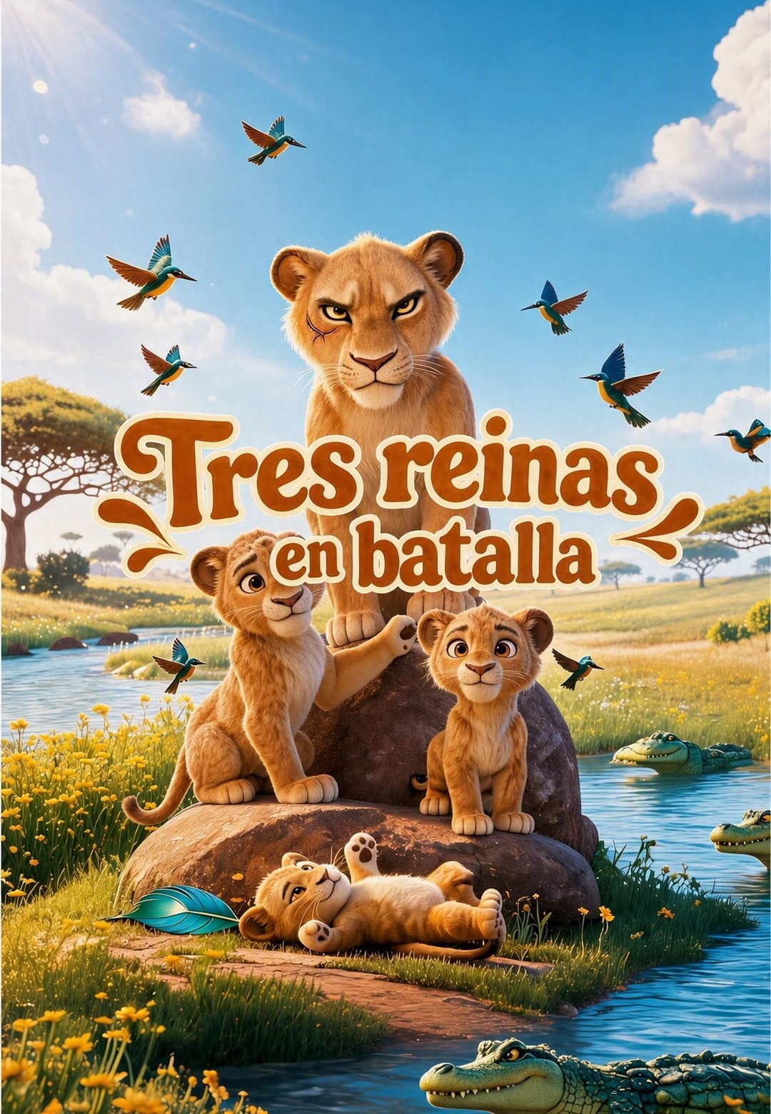 Tres reinas en batalla