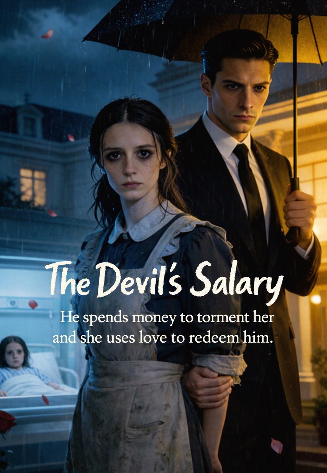 The Devil's Salary He spends money to torment her, and she uses love to redeem him.