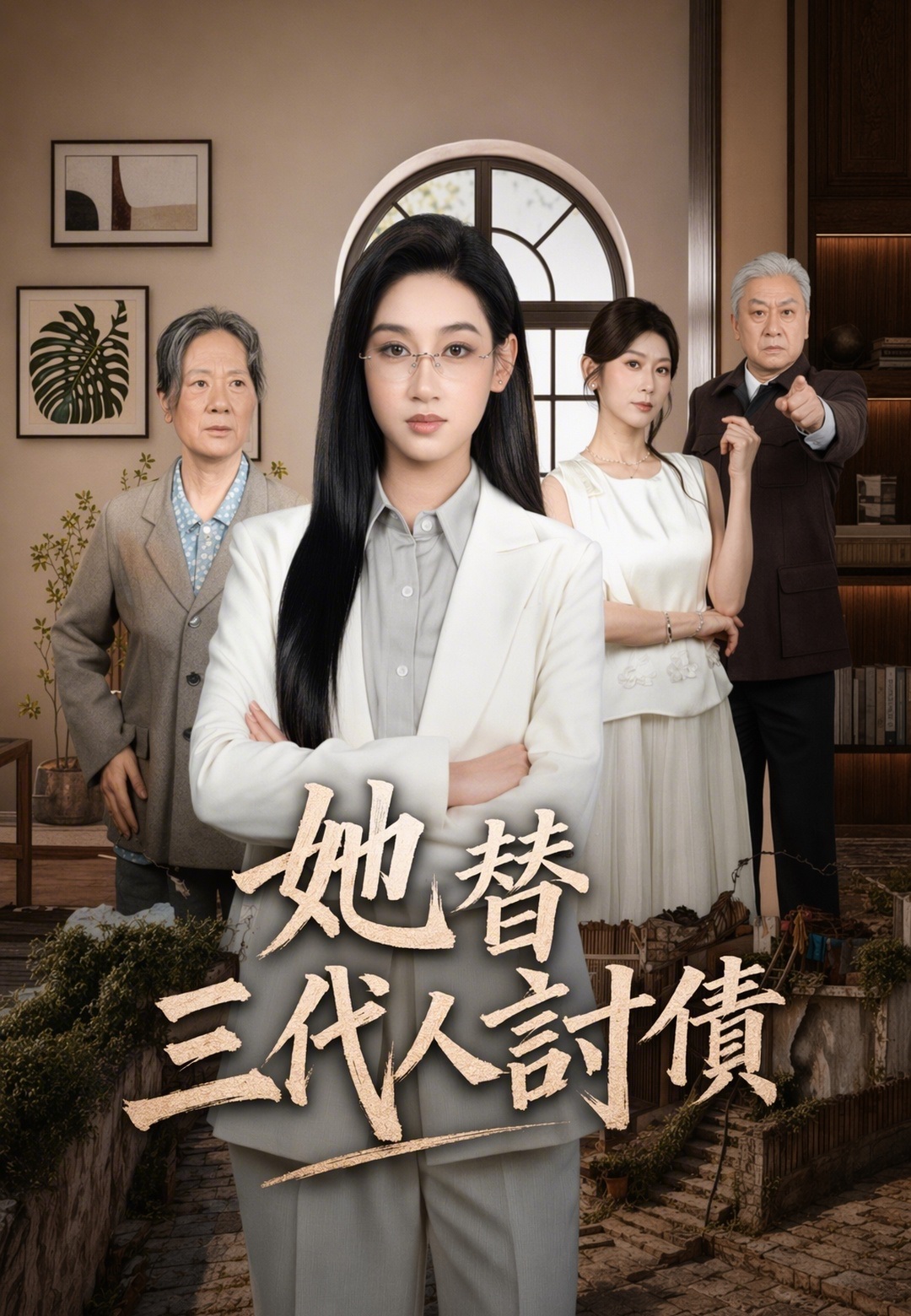 她替三代人討債