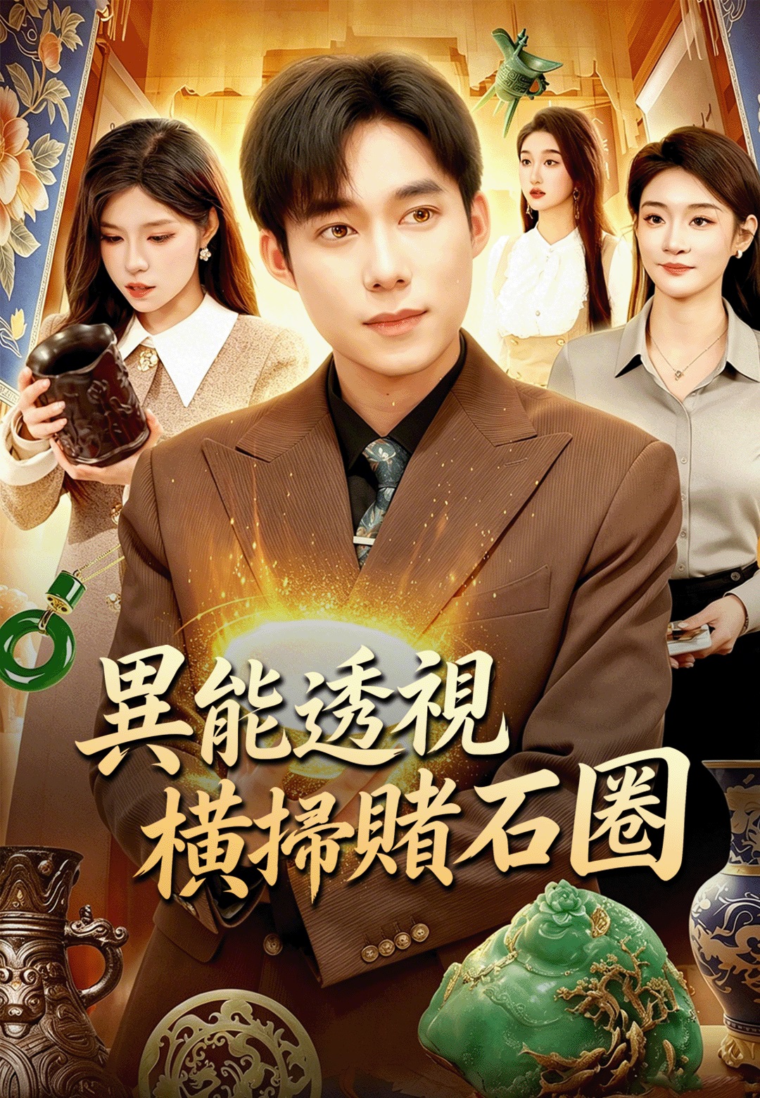 《異能透視橫掃賭石圈》封面