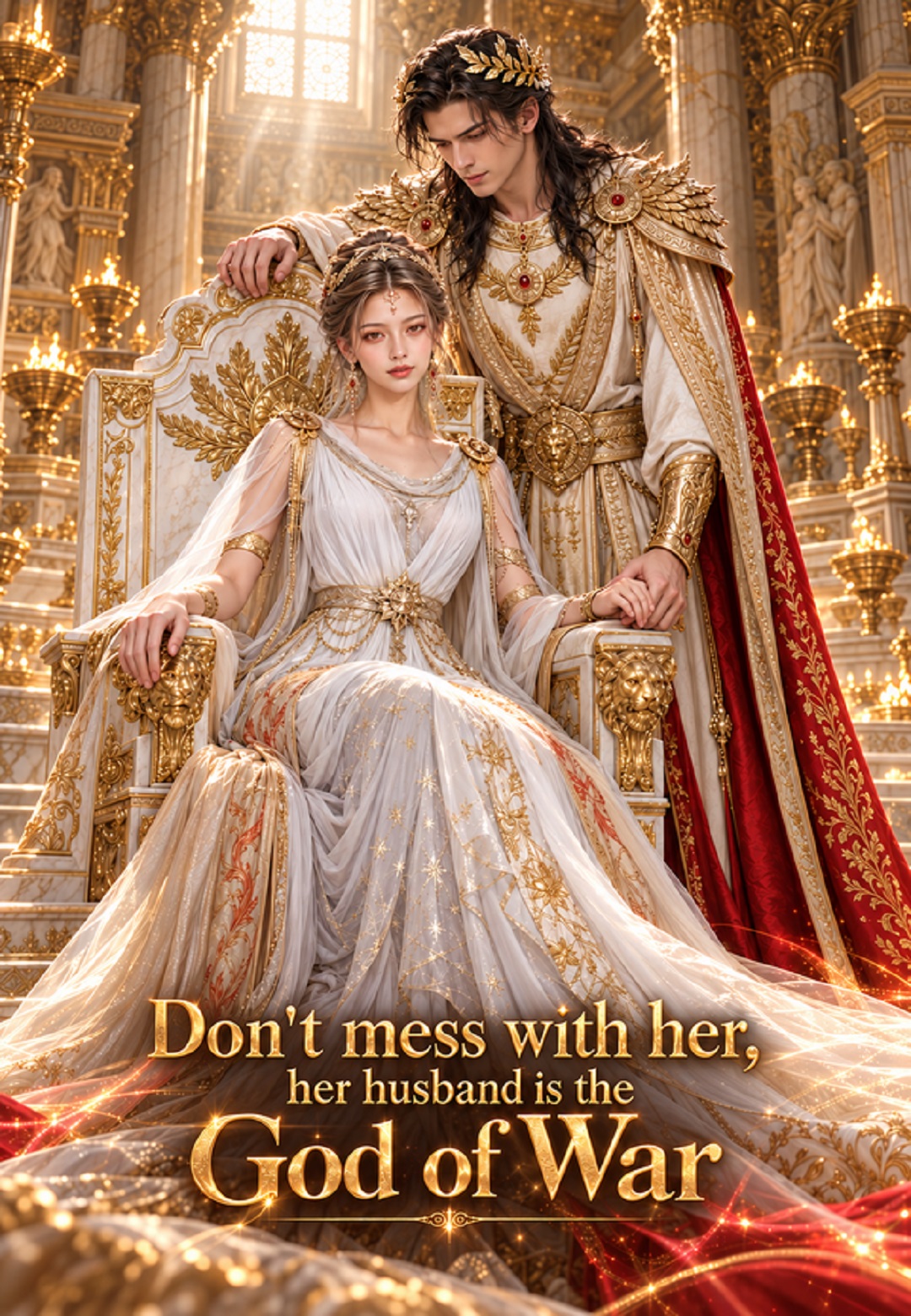 Poster Don't mess with her, her husband is the God of War