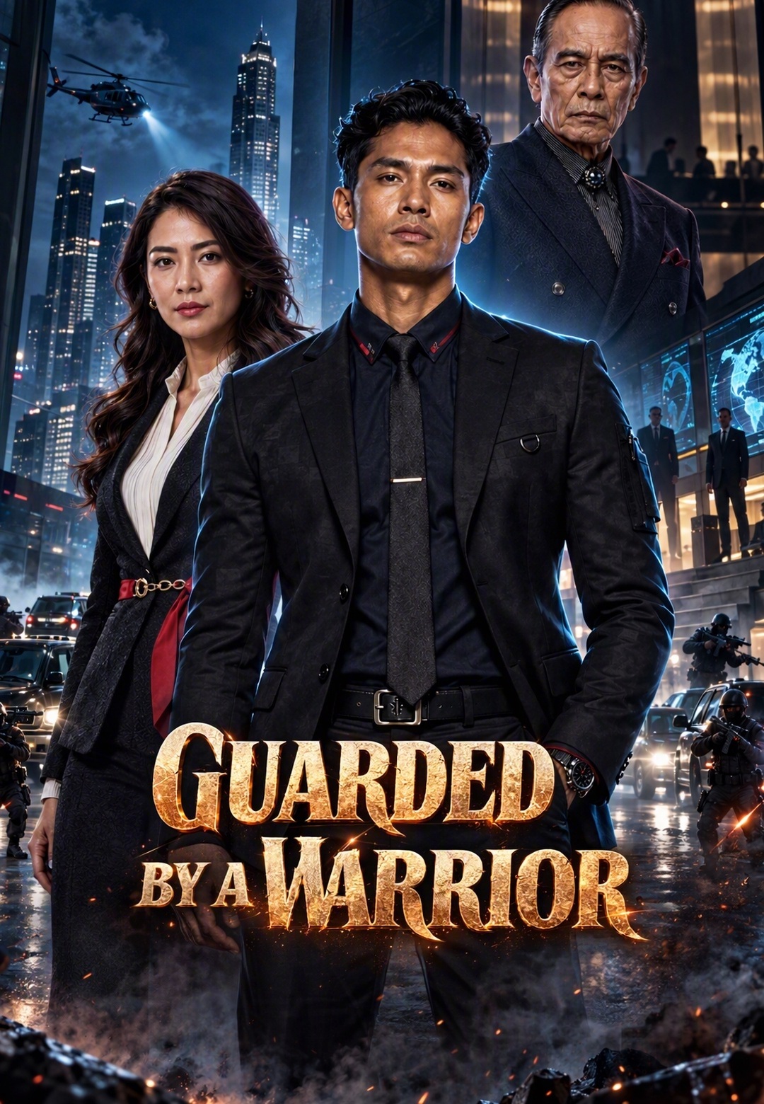 Poster Guarded by a Warrior